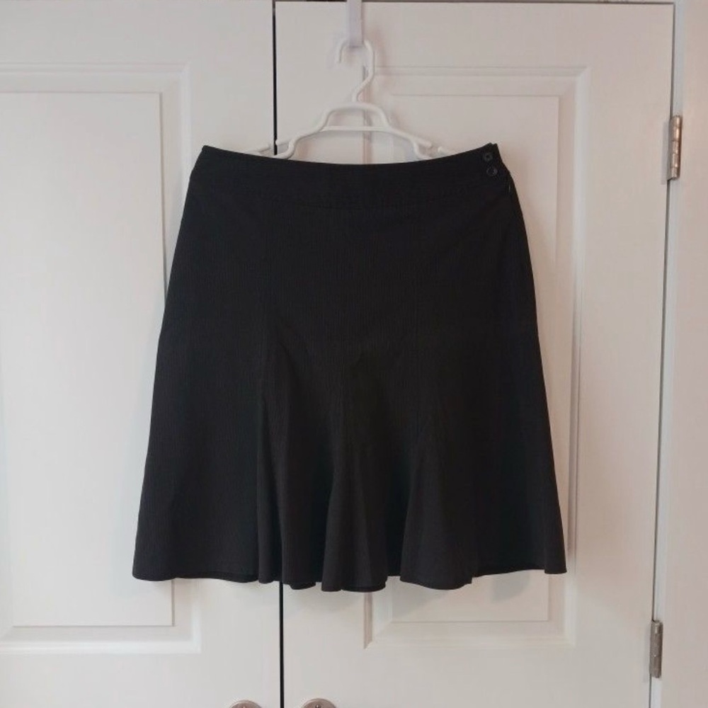 Sandro Black A-Line Skirt